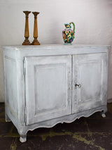 19th Century Louis XV buffet with blue / gray patina