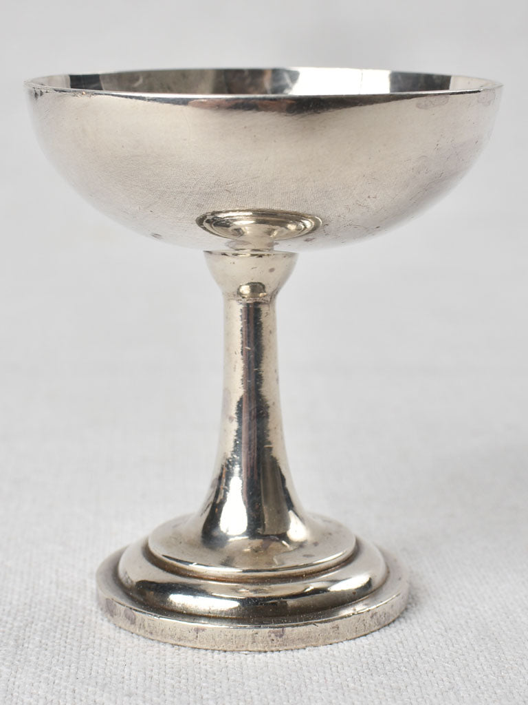 Set of 10 silver plated champagne coups