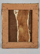Salvaged and repaired antique portrait of a man 6¾" x 8¼"