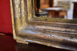 Mirror, Louis Philippe, silver frame, narrow