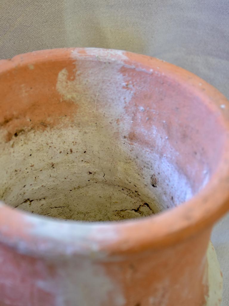 Pair of vintage terracotta flower pots 10¼"