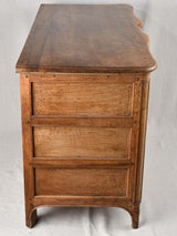Late 18th century 3 drawer arbalette commode