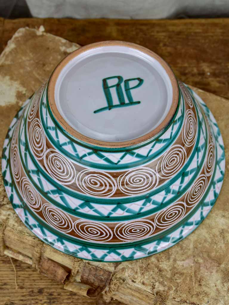 Original 1950's Robert Picault salad bowl