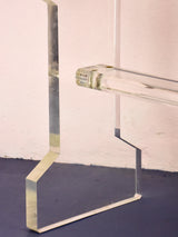 Vintage marble and lucite occasional table