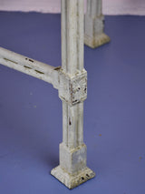 Rectangular antique French cross stretcher occasional table