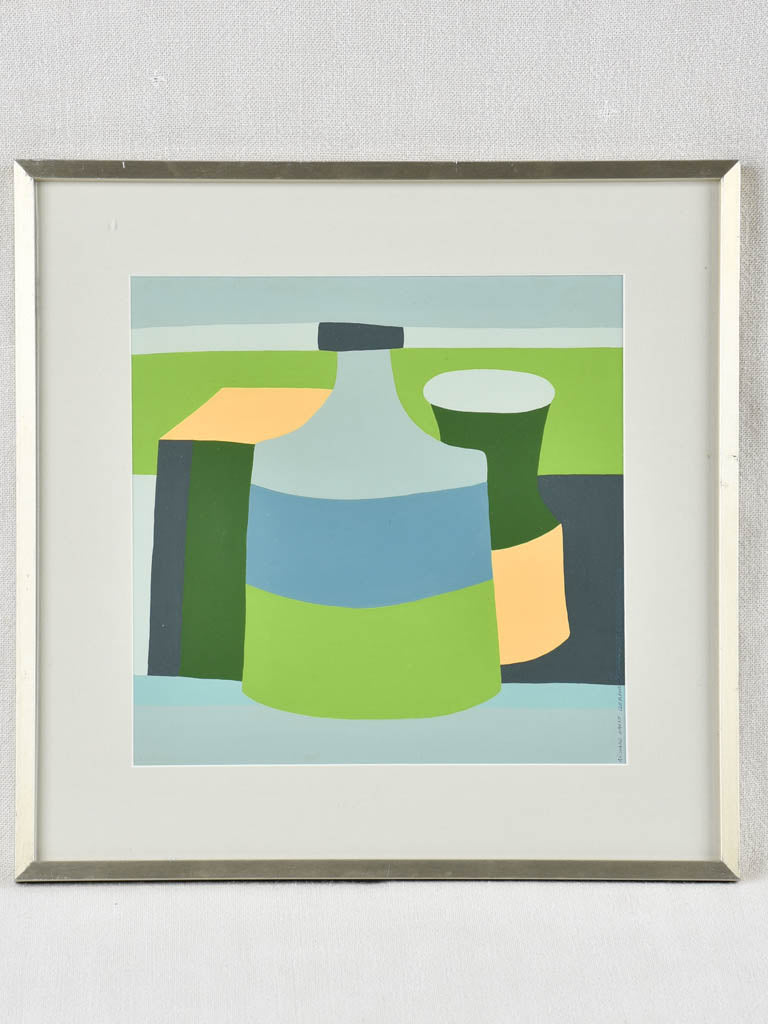 Set of four abstract still life paintings - Richard Saint Germain 2006 - 14¼"