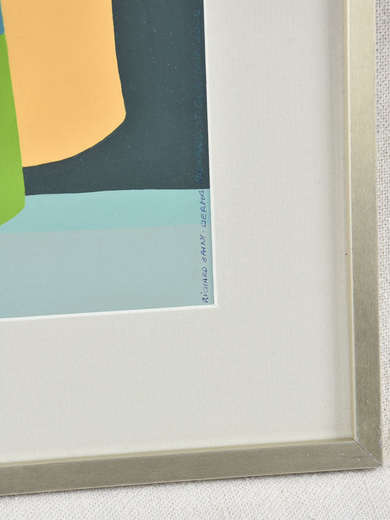 Set of four abstract still life paintings - Richard Saint Germain 2006 - 14¼"