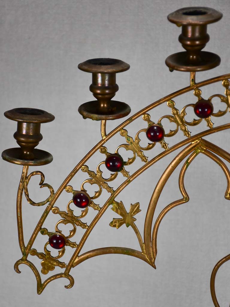Old-world Elegance Candlestick Centerpiece