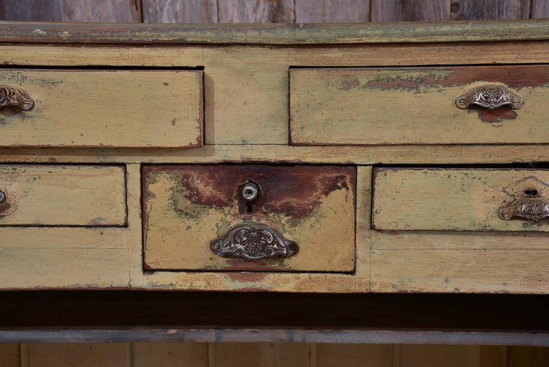 Antique French shop counter