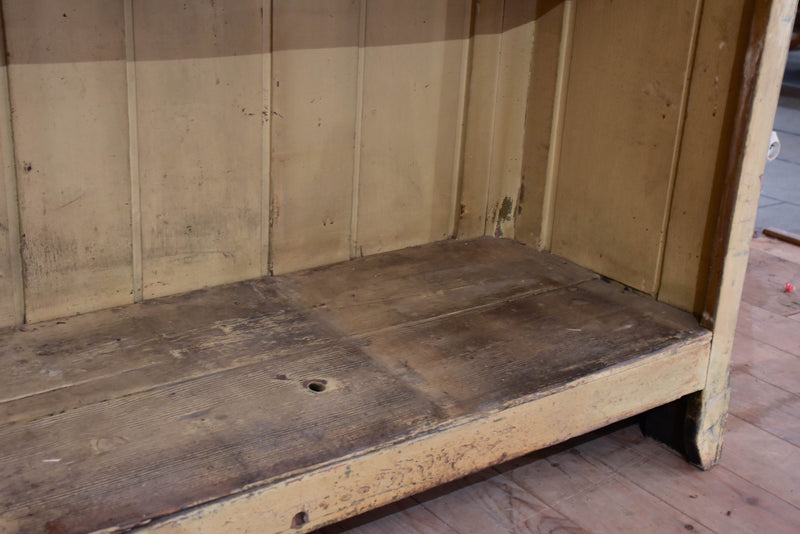 Antique French shop counter