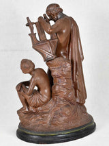 Late-nineteenth Lyre-Featured Sculpture