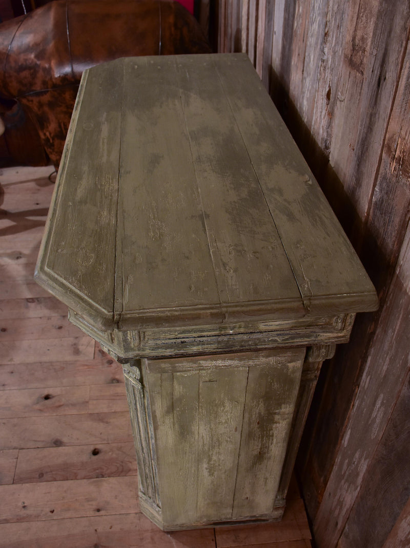 Antique French shop counter