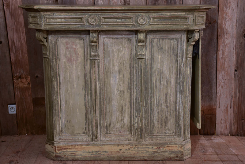 Antique French shop counter