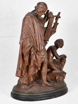 Teacher with Lyre Terracotta Figurine