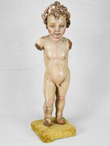 18th-century Italian putto sculpture 21¾"