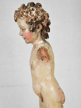 18th-century Italian putto sculpture 21¾"