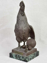 1934 French rooster statue prize 11¾"