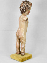 18th-century Italian putto sculpture 21¾"