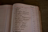 Collection of five antique parchment record books