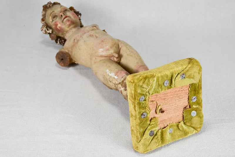 18th-century Italian putto sculpture 21¾"