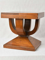 1940s wooden stool / pedestal - Modernist - 13¾"