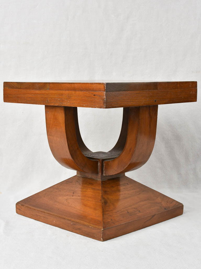 1940s wooden stool / pedestal - Modernist - 13¾"