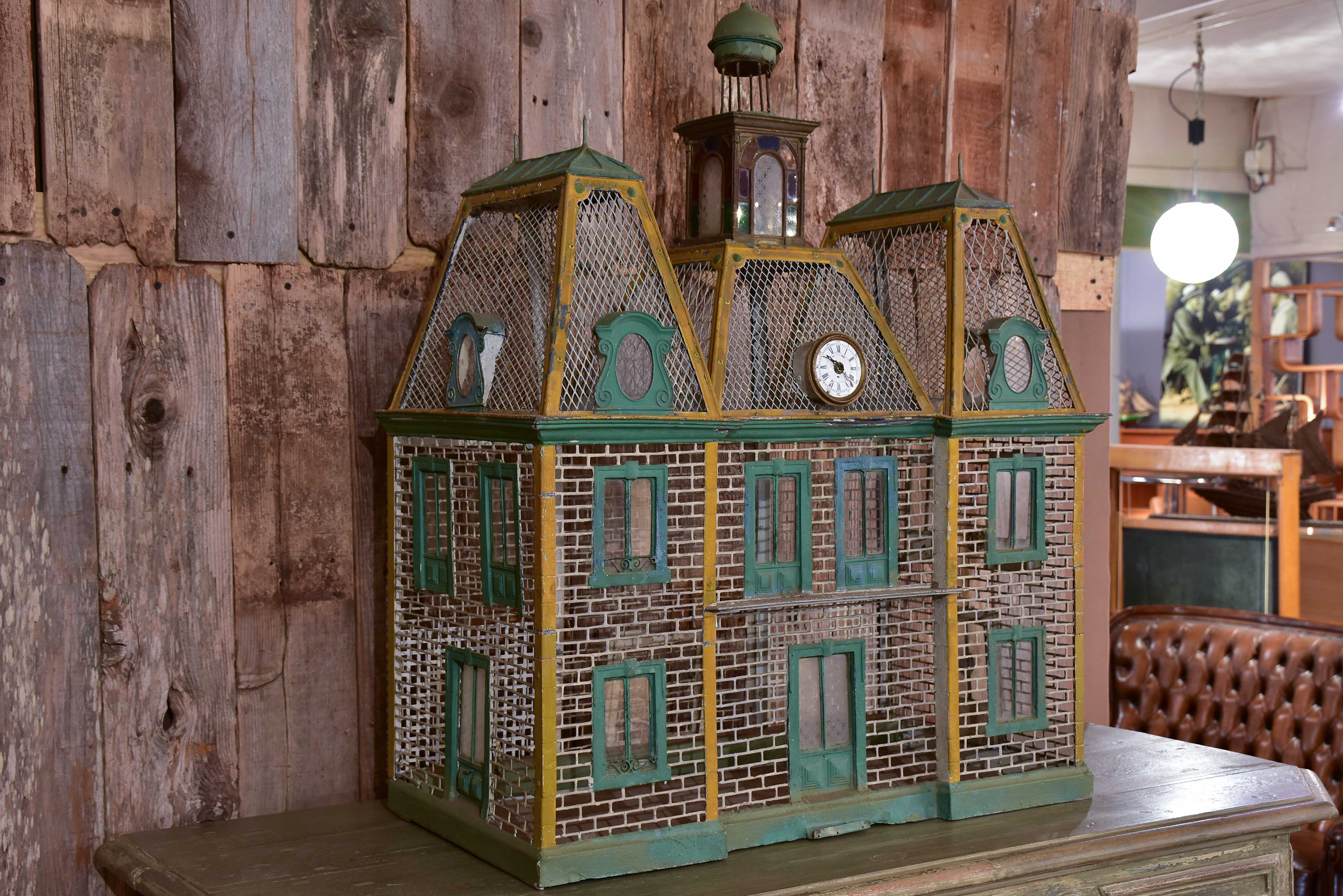 Large antique French birdcage