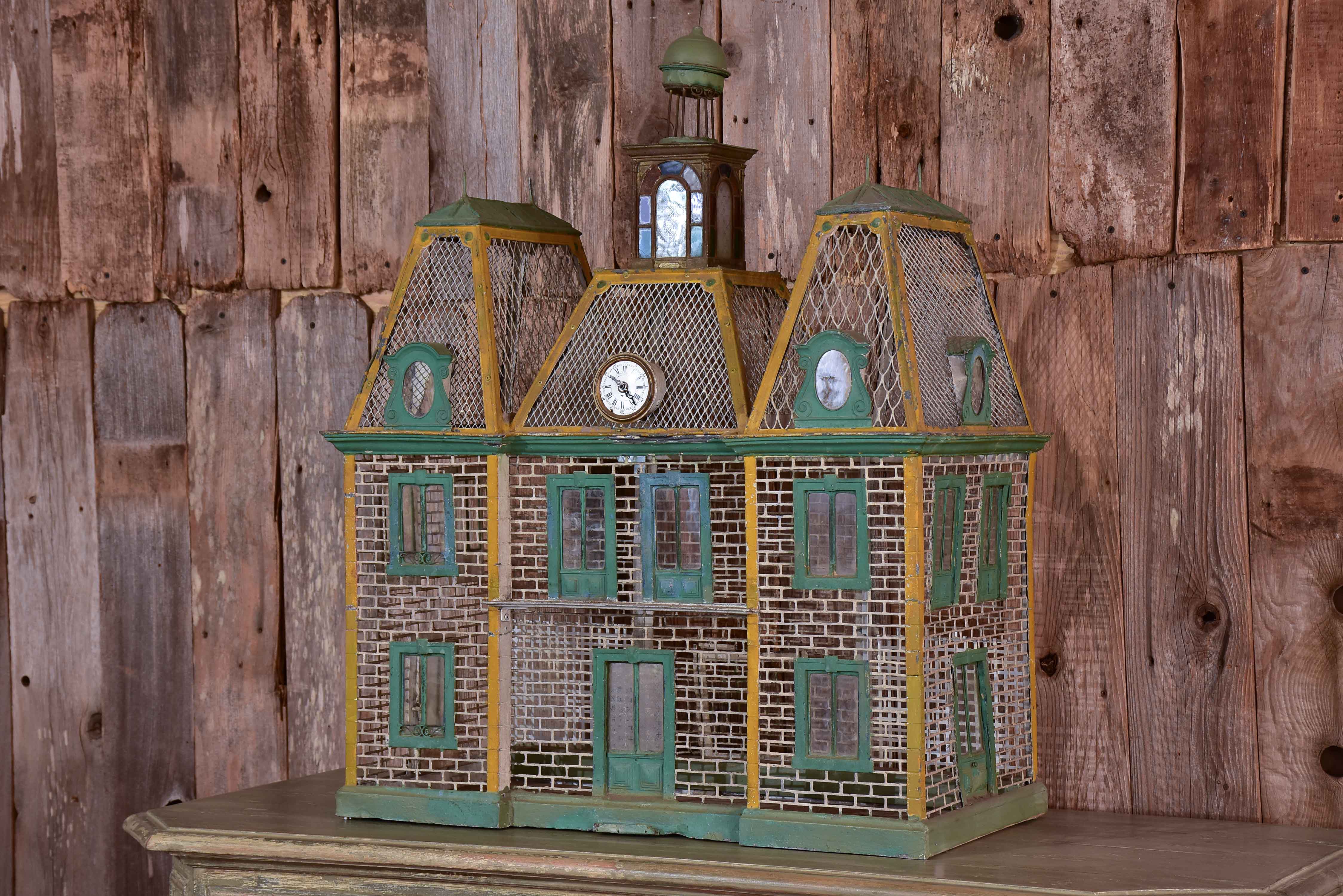 Large antique French birdcage
