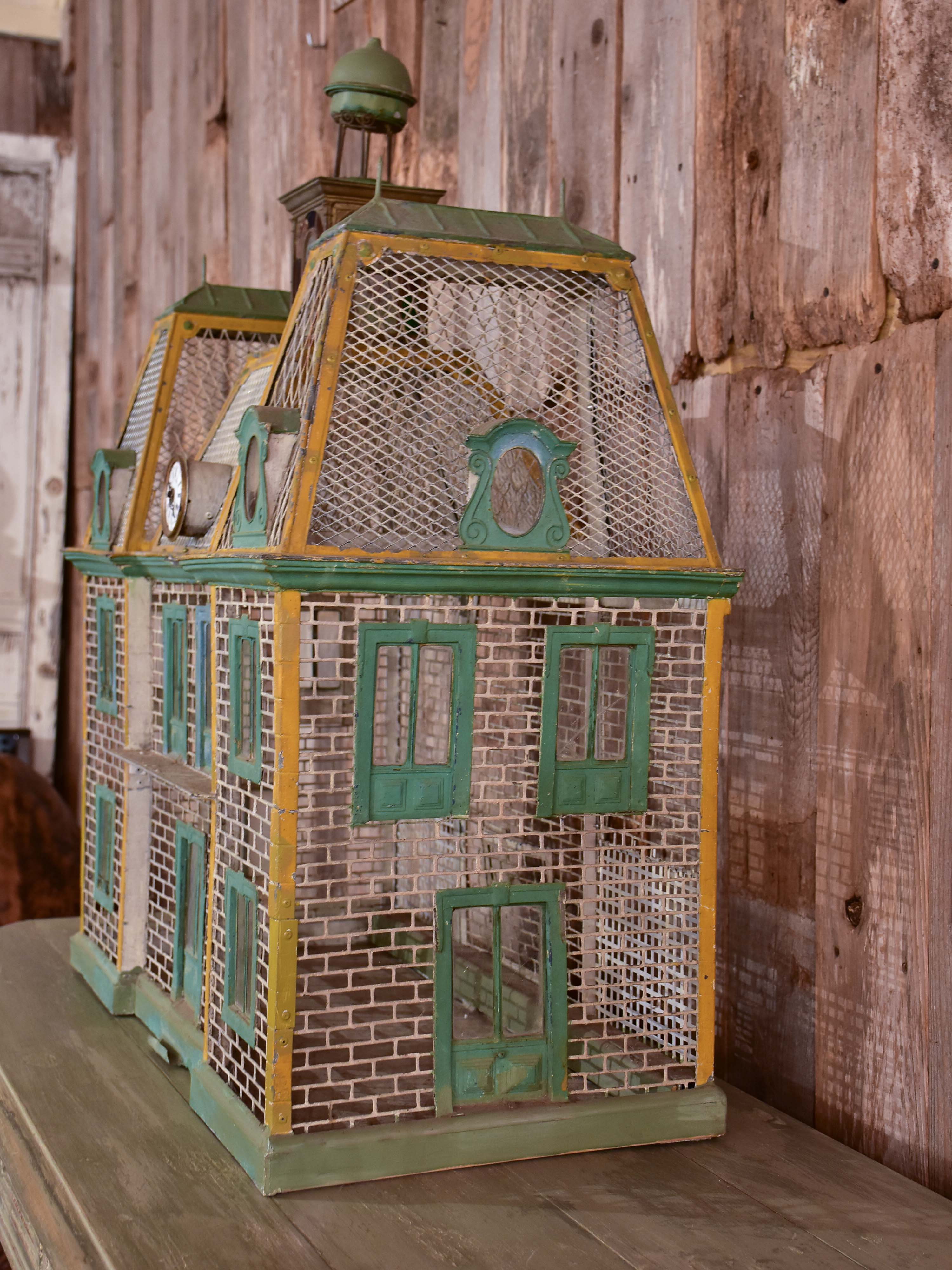 Large antique French birdcage