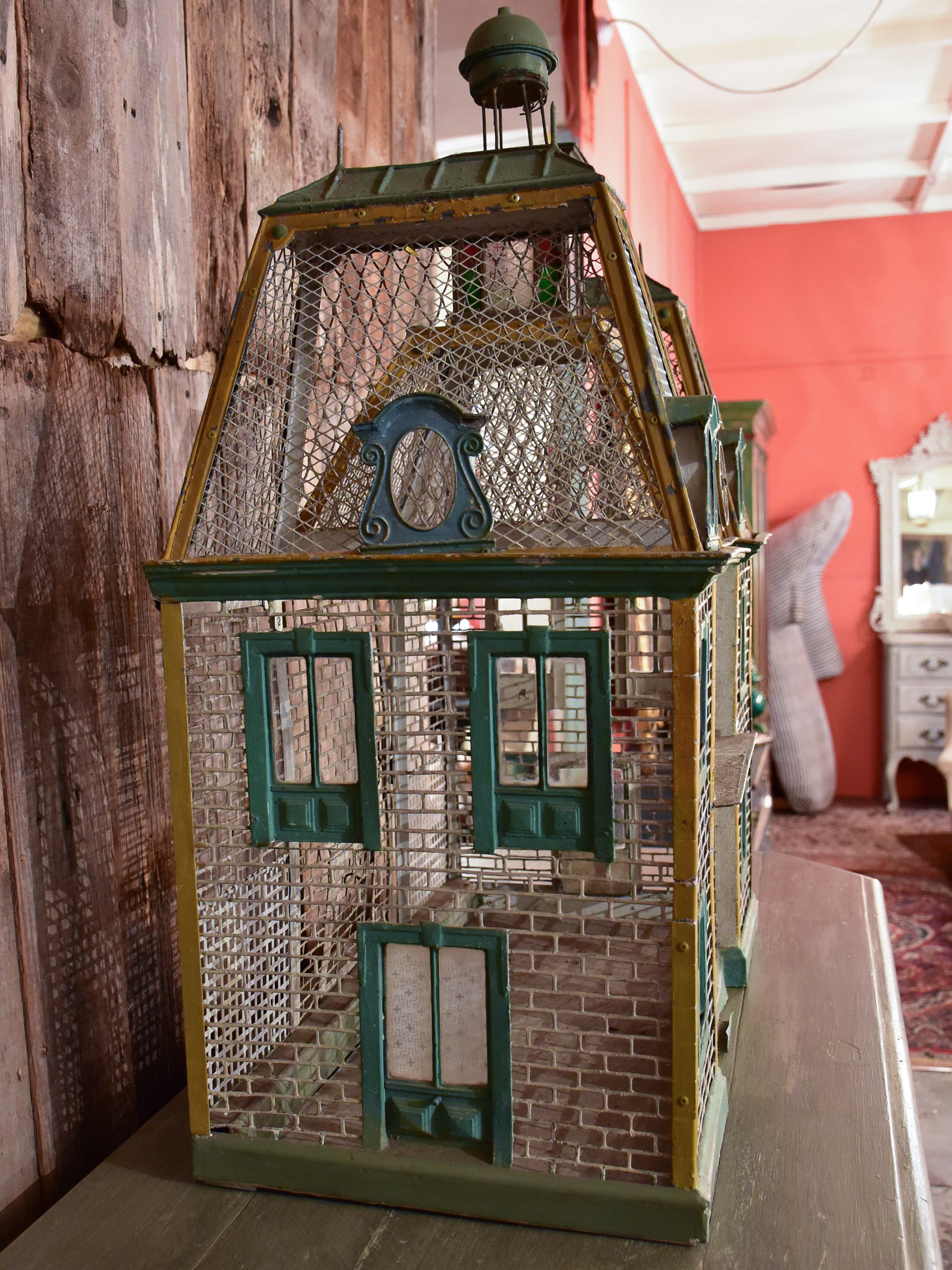 Large antique French birdcage