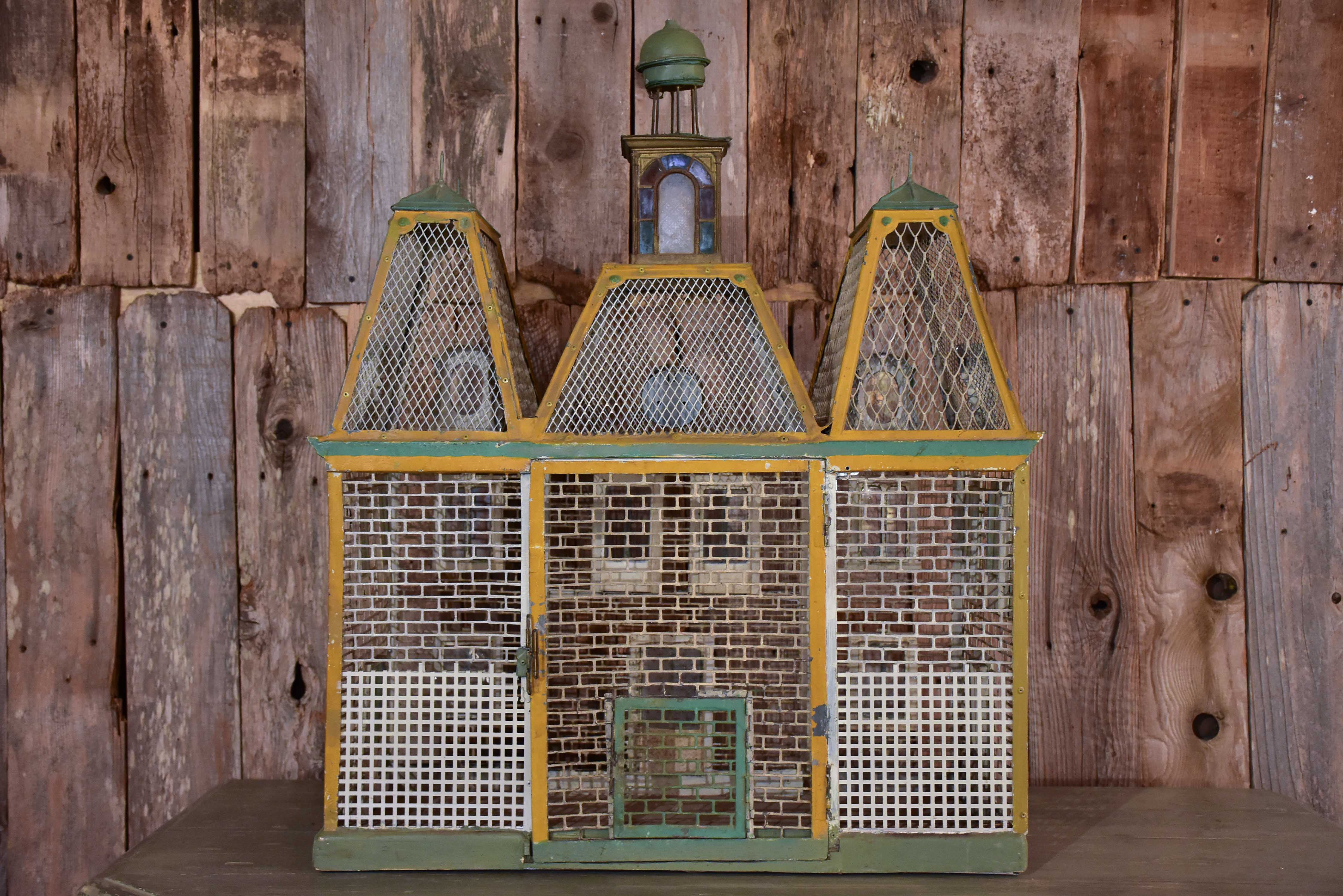 Large antique French birdcage