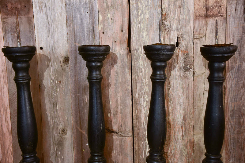 Very tall antique church candlesticks