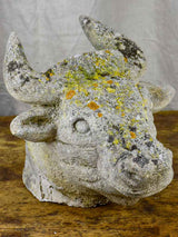 Antique French cow's head - architectural salvage