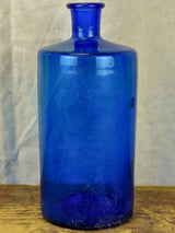Napoleon III apothecary glass jar - blue