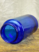 Large blue apothecary jar - Napoleon III