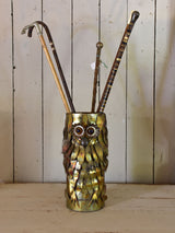 Mid century owl umbrella stand