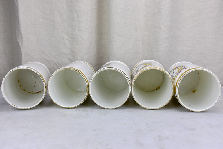 Classic French apothecary jar selection