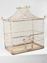 Rustic ornate French birdcage vintage