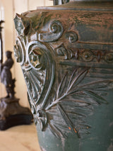 Marriage urns, Directoire cast-iron, French (two)