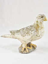 Vintage French sculpture of a pigeon