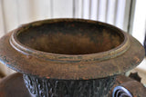 Marriage urns, Directoire cast-iron, French (two)