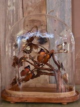Napoleon III glass dome with butterflies