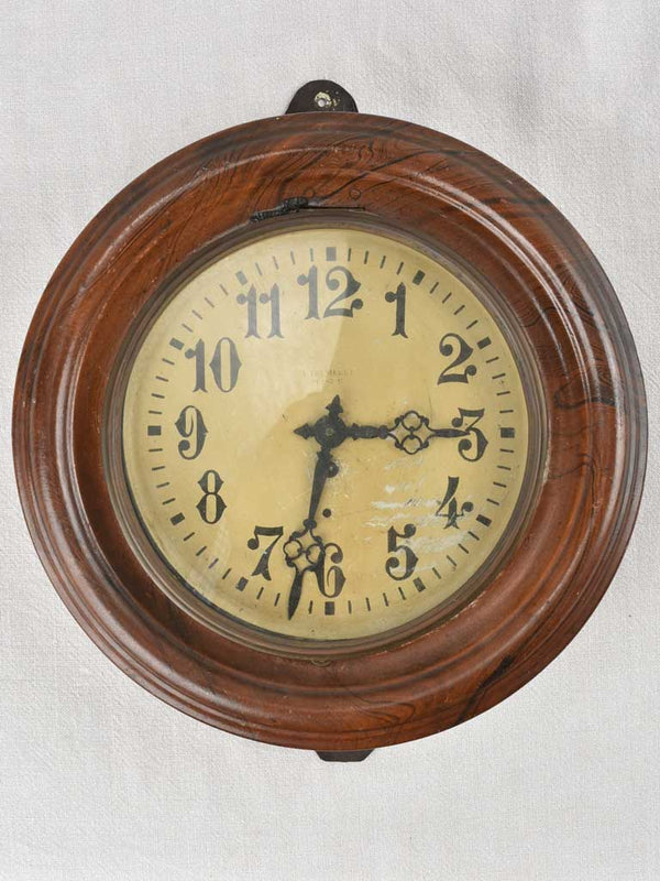 Vintage French wall clock 17"