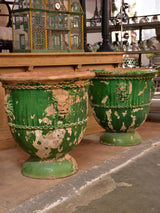 Two very large 19th century French garden pots