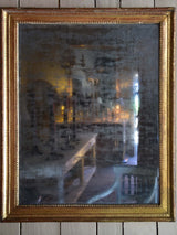 Late 18th century Louis XVI mirror with gilt wood frame