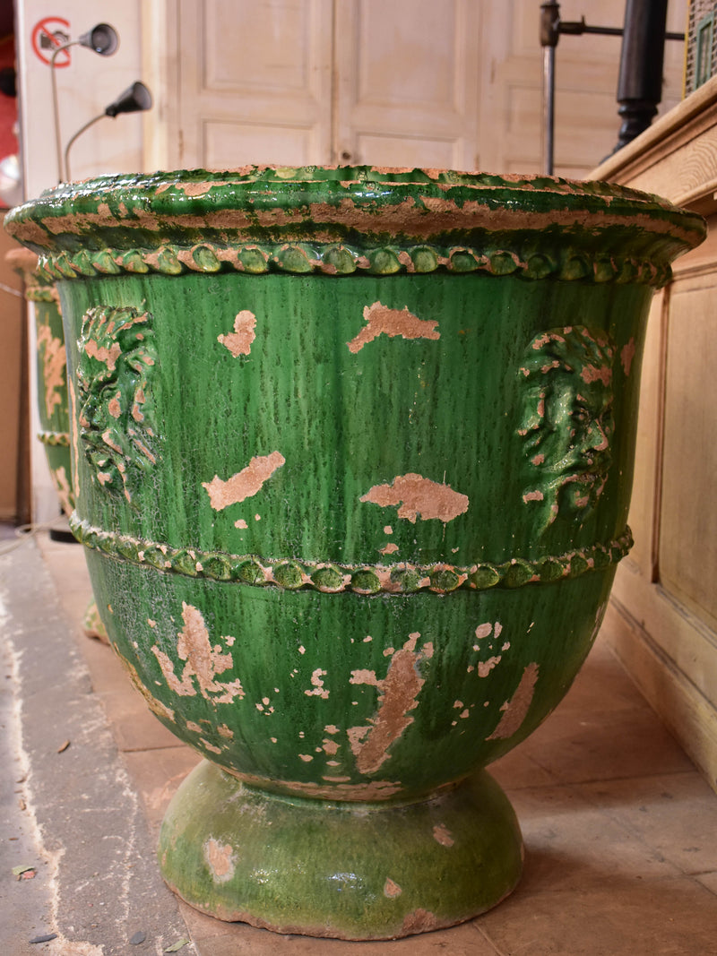Two very large 19th century French garden pots