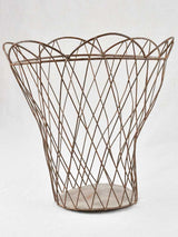 Shabby-chic French waste paper basket