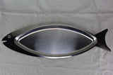 Vintage Italian fish platter - stainless steel 26"