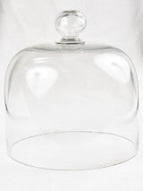 Blown glass cloche dome from a patisserie 9¾"