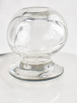 Blown glass cloche dome from a patisserie 9¾"